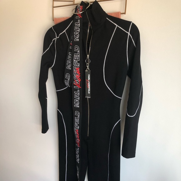 KARL X KAIA JERSEY CATSUIT- size XS - Picture 4 of 5